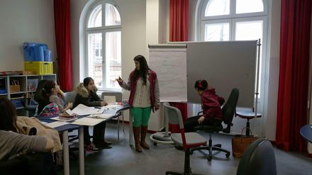 Noch Fragen? An der Herbert-Hoover-Sekundarschule gab es in den Winterferien Kennenlernunterricht für Grundschüler.