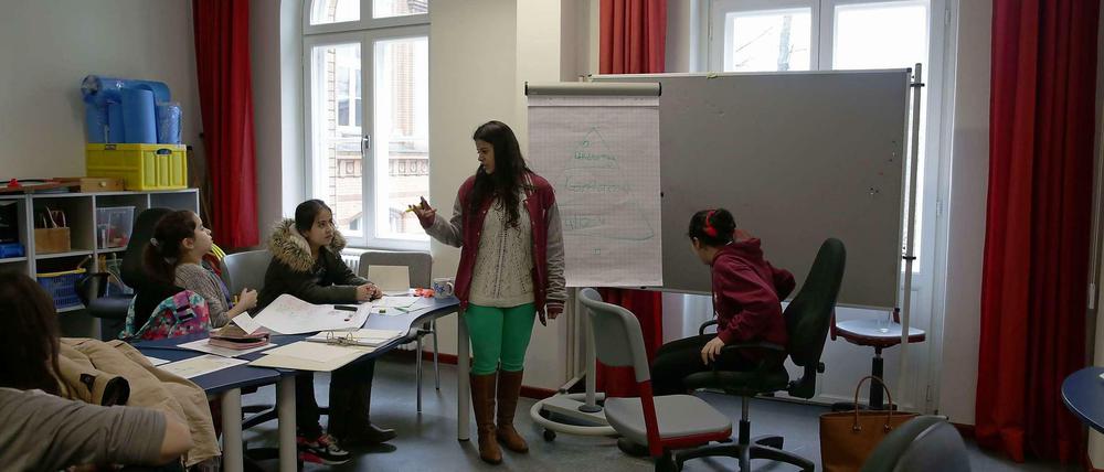 Noch Fragen? An der Herbert-Hoover-Sekundarschule gab es in den Winterferien Kennenlernunterricht für Grundschüler.