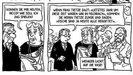 Von Loriot inspiriert: Eine Seite aus dem umstrittenen Buch.