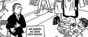 Von Loriot inspiriert: Eine Seite aus dem umstrittenen Buch.