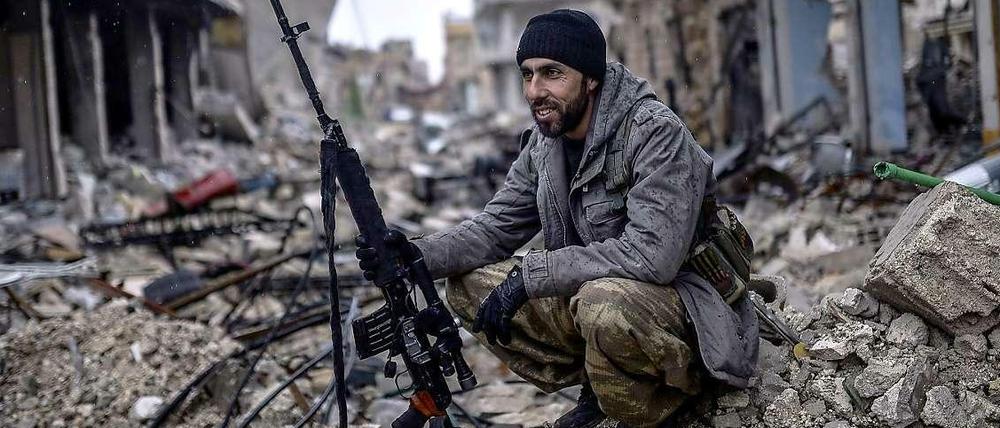 Kurdische Kämpfer konnten nach Monaten Kobane befreien. Doch die nordsyrische Stadt gleicht einer Trümmerwüste.