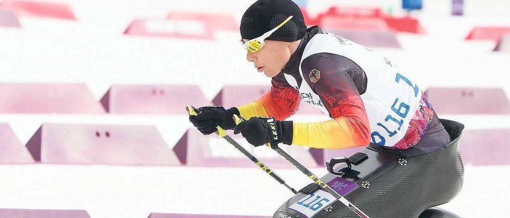 Mal im Schlitten, mal im Handbike. Andrea Eskau ist sowohl bei den Paralympics im Winter als auch im Sommer erfolgreich.