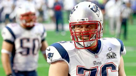 Nun fehlt nur noch ein Meister im Baseball. Sebastian Vollmer beim Sieg im Super Bowl.