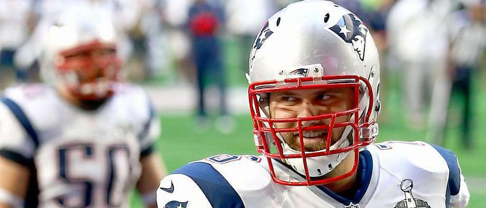 Nun fehlt nur noch ein Meister im Baseball. Sebastian Vollmer beim Sieg im Super Bowl.