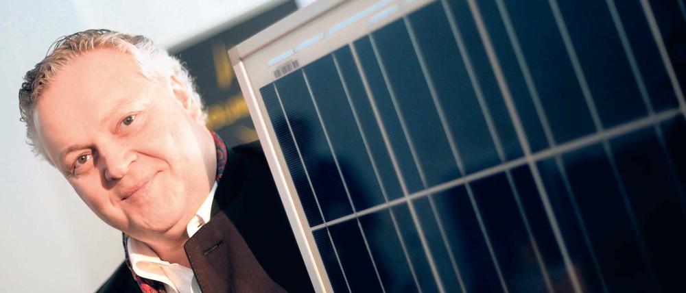 Zuversichtlich. Frank Asbeck ist Gründer, Vorstandschef und Großaktionär bei Solarworld. Obwohl deutsche Solarfirmen sich mit der Konkurrenz aus Asien schwertun, ist er entschlossen, das Bonner Unternehmen wieder erfolgreich zu machen. 