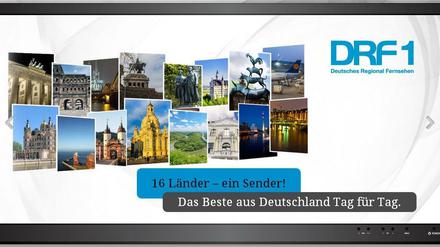 Regionale Nachrichten aus ganz Deutschland, das ist das Programm von DRF1. Der Sender startet am kommenden Montag.
