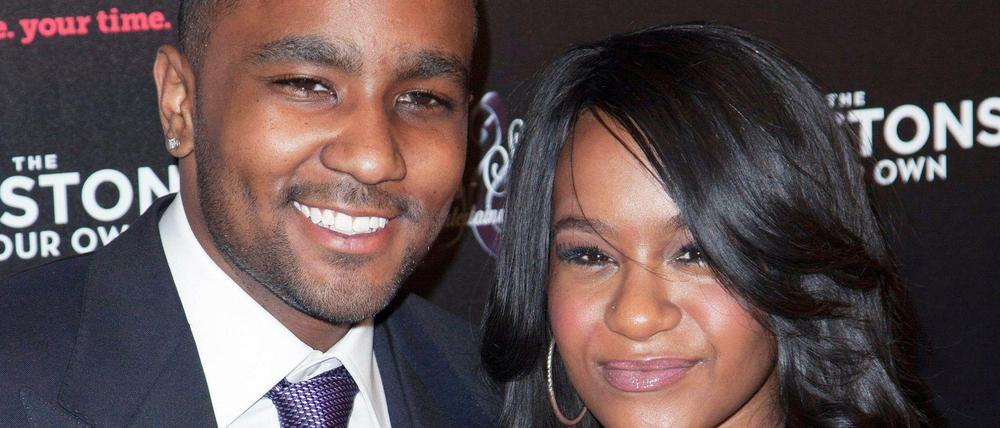 Bobby Brown mit Tochter Bobbi Kristina Brown.