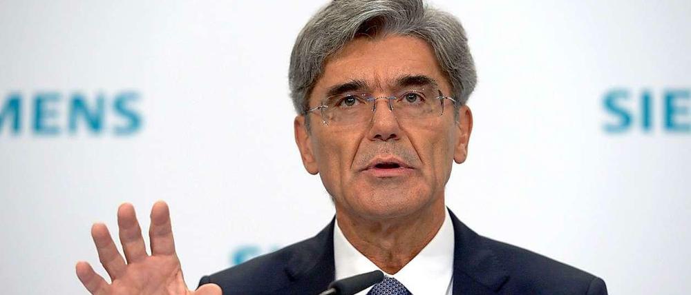 Baut um. Siemens-Chef Joe Kaeser streicht weltweit 7800 Jobs.
