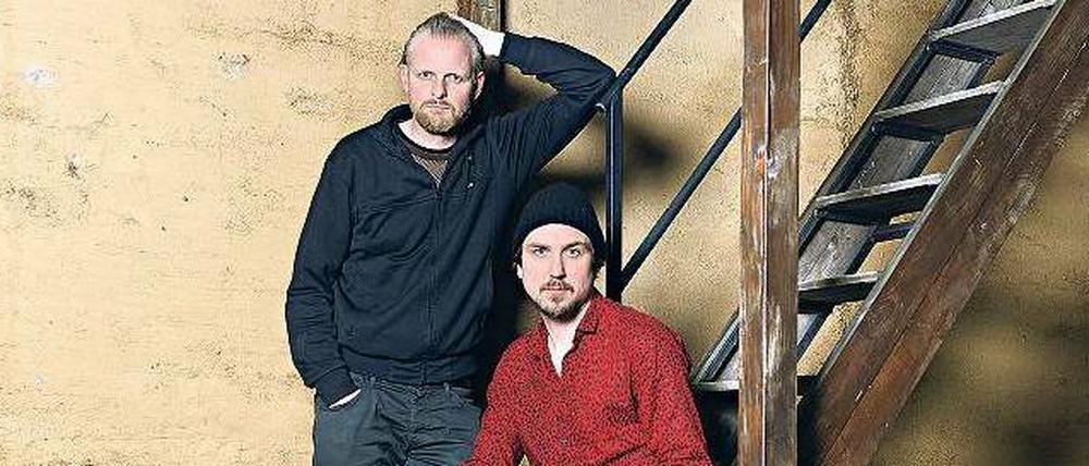 Thomas Ostermeier und Lars Eidinger im Schaubühnen Globe.