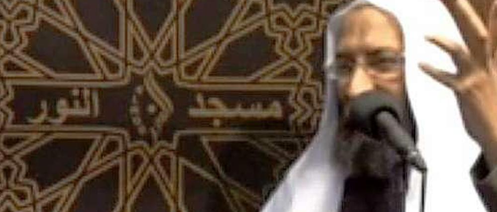 Der Gastprediger Sheikh Abdel Moez al Eila in der Neuköllner Al-Nur-Moschee