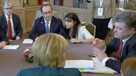 Am Mittwoch soll es in Minsk ein Gipfeltreffen zum Ukraine-Konflikt geben (hier ein Archivbild aus Mailand).