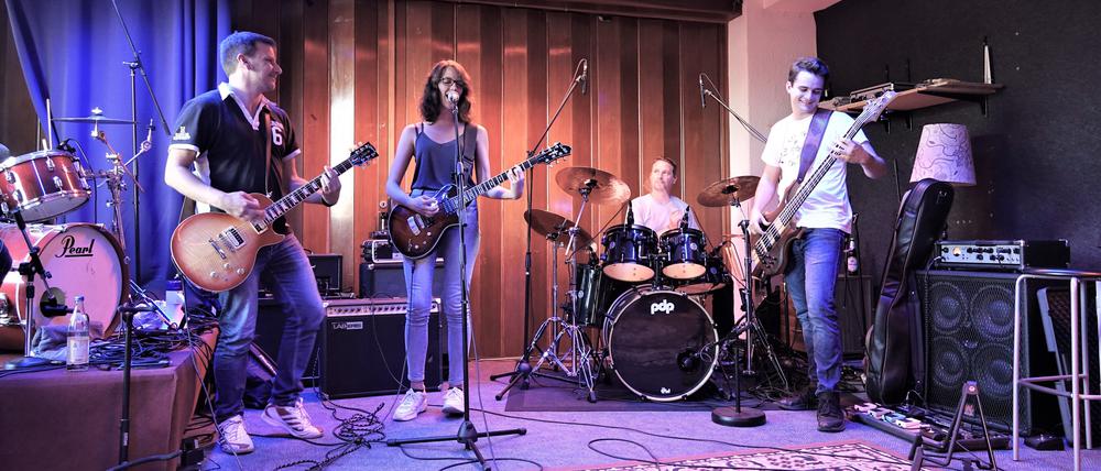 Die Band „Dead Horse Riding“ bei der Probe im Rockhaus.