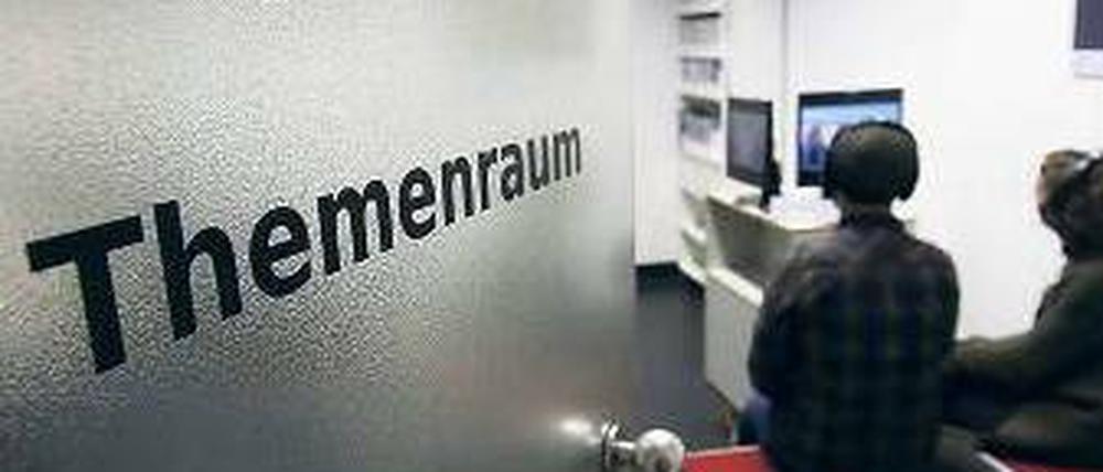 Immer neu: Themenraum der ZLB.
