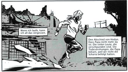 Der Lauf ihres Lebens: Eine Seite aus dem besprochenen Buch.