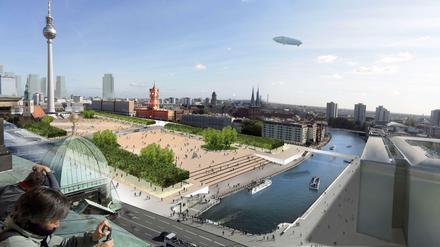 So haben Architekturstudenten die neue alte Mitte umgestaltet. Nur mal so als Idee.