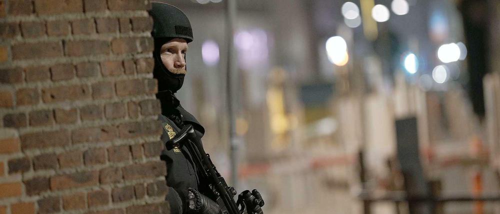 Großes Polizeiaufgebot in Kopenhagen.