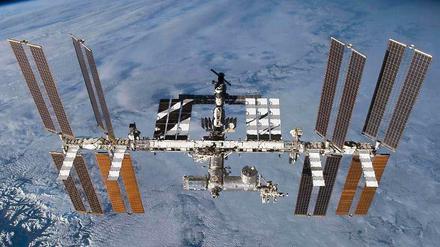 Die Internationale Raumstation (ISS).