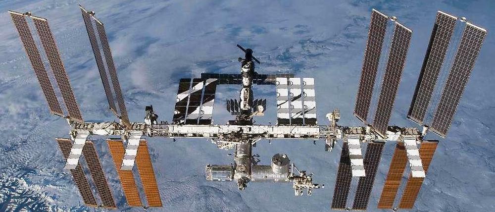Die Internationale Raumstation (ISS).