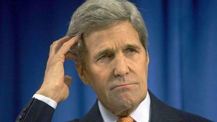 "Es bestehen weiterhin große Differenzen", sagte US-Außenminister John Kerry.