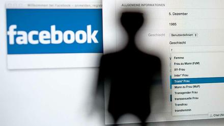 Die Liste der Facebook-Geschlechteroptionen wird durch die völlig freie Wahl ergänzt - wenn auch vorerst nicht hierzulande.
