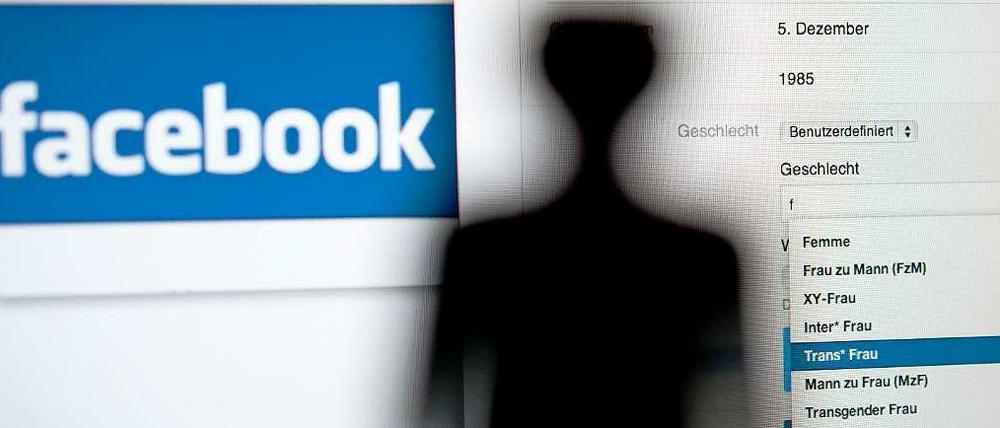 Die Liste der Facebook-Geschlechteroptionen wird durch die völlig freie Wahl ergänzt - wenn auch vorerst nicht hierzulande.