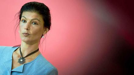 Sahra Wagenknecht im Griechenland-Dilemma.