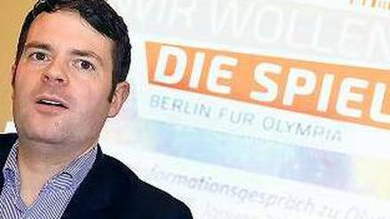 Spielmacher. Senatskanzleichef Björn Böhning trommelt für Olympia.