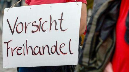 Gegner wie Attac kämpfen seit Jahren erbittert gegen das Freihandelsabkommen TTIP.