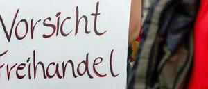 Gegner wie Attac kämpfen seit Jahren erbittert gegen das Freihandelsabkommen TTIP.