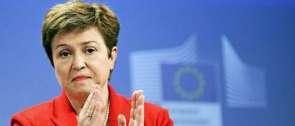 Kristalina Georgieva ist seit dem vergangenen November Vizepräsidentin der EU-Kommission. 