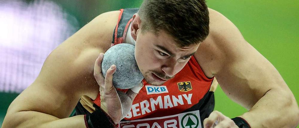 David Storl gewann am Freitag den ersten Hallen-EM-Titel seiner Karriere.