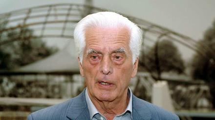 Der Architekt Frei Otto, hier auf einem Archivbild aus dem Jahr 2005, ist am Montag im Alter von 89 Jahren gestorben.