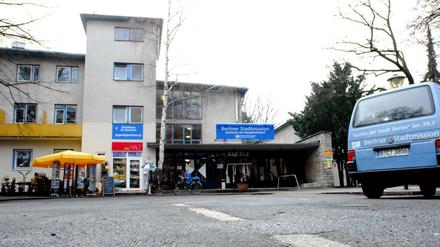 Die Zentrale der Stadtmission am Hauptbahnhof in Berlin-Moabit.