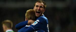 Überragte: Bas Dost traf erneut für den VfL Wolfsburg, erzielte zwei Tore gegen Werder Bremen.