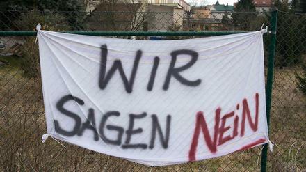 Gera in Thüringen soll ein Erstaufnahmelager für Flüchtlinge bekommen - dagegen regt sich deutlicher Protest.