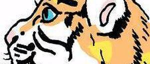 Noch ist er süß: Baby eines Sibirischen Tigers.