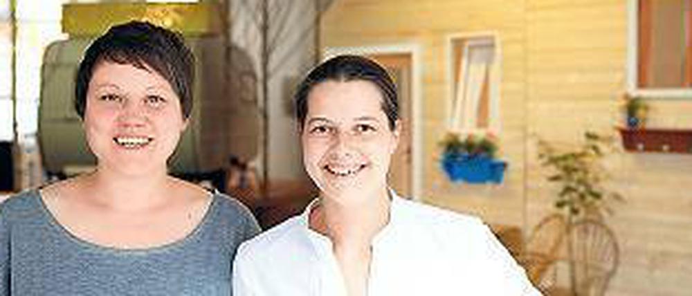 Sarah Vollmer (links) und Silke Lorenzen