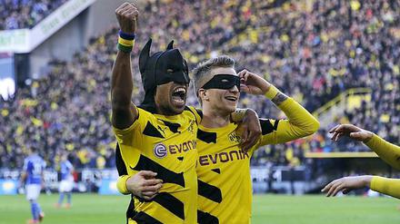 Batman Aubameyang und Robin Reus