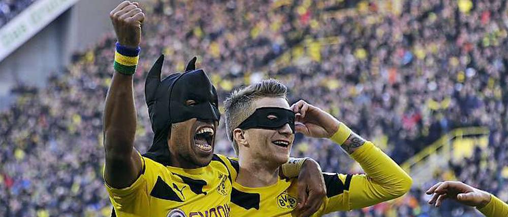 Batman Aubameyang und Robin Reus