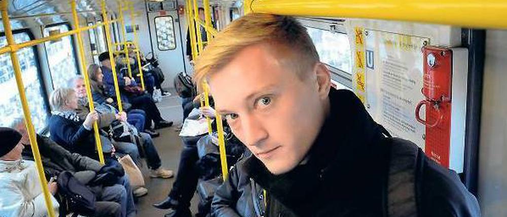 Schön hier oben. Max Deibert, 20, schreibt gern aus der Vogelperspektive, vor allem für unseren Tagesspiegel-Jugendblog „Schreiberling“. 