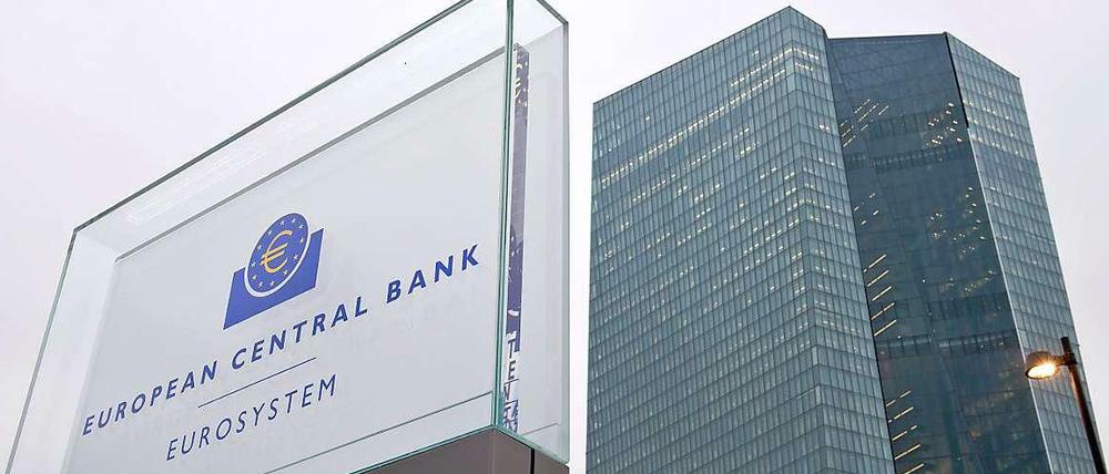 Die Europäische Zentralbank in Frankfurt am Main.