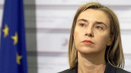 Die EU-Außenbeauftragte Federica Mogherini.