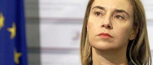 Die EU-Außenbeauftragte Federica Mogherini.