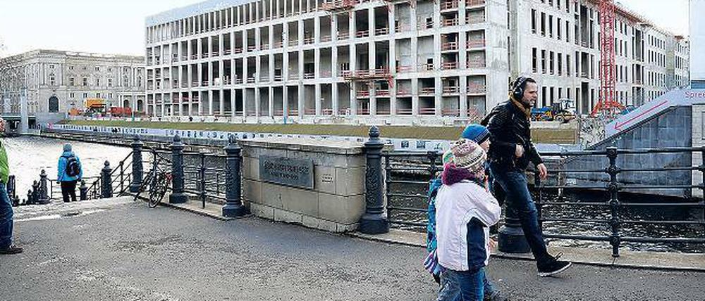 Baustelle. Im Humboldtforum war lange eine Ausstellung zur „Welt der Sprachen“ geplant. Die soll nun durch eine Schau zur Geschichte Berlins ersetzt werden.