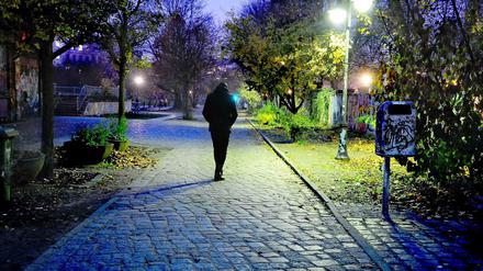 Allein durch den Park zu gehen, das ist besonders nachts kein Vergnügen. 