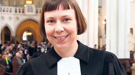 Nutzt ihre Lebenserfahrung. Die Pfarrerin Stefanie Sippel, 37.