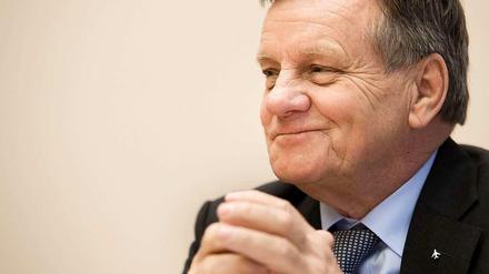 Hartmut Mehdorn zieht zufrieden Bilanz seiner Zeit beim Flughafen: „Einen Flughafen kann jeder bauen.“