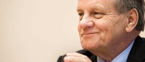 Hartmut Mehdorn zieht zufrieden Bilanz seiner Zeit beim Flughafen: „Einen Flughafen kann jeder bauen.“