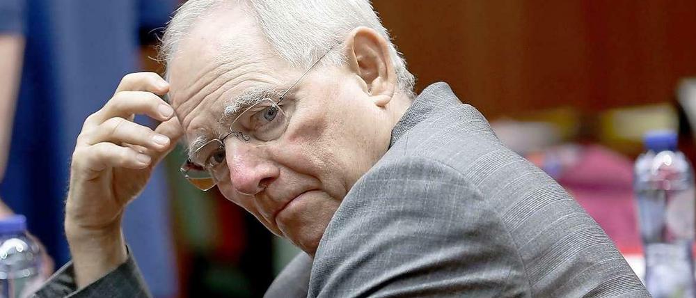 Wolfgang Schäuble, Bundesfinanzminister.