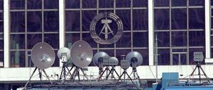 Auf Sendung. Der Palast der Republik war Sitz des DDR-Parlaments - und am Tag der Wahl auch Fernsehstudio.